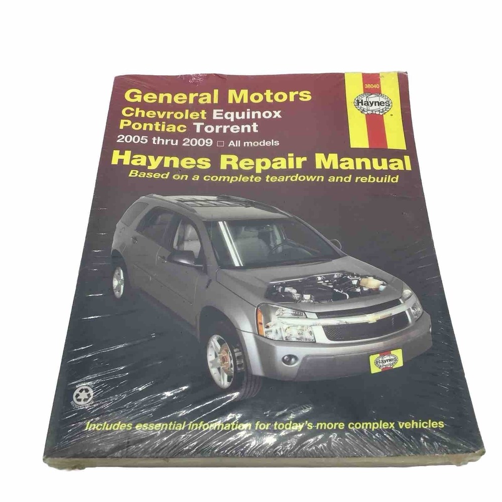 Brand new sealed Chevy equinox pontiac torrent 2005-2009 haynes Repair Manual